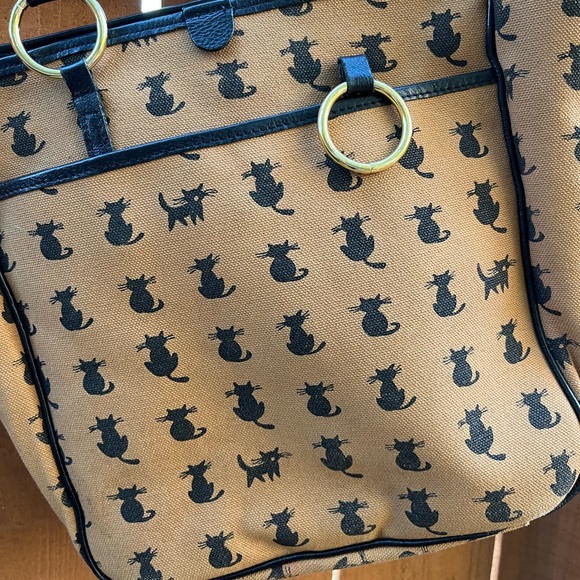 Vintage Cat Print Purse by Cricket Shop Cedarhurst - Picture 3 of 12